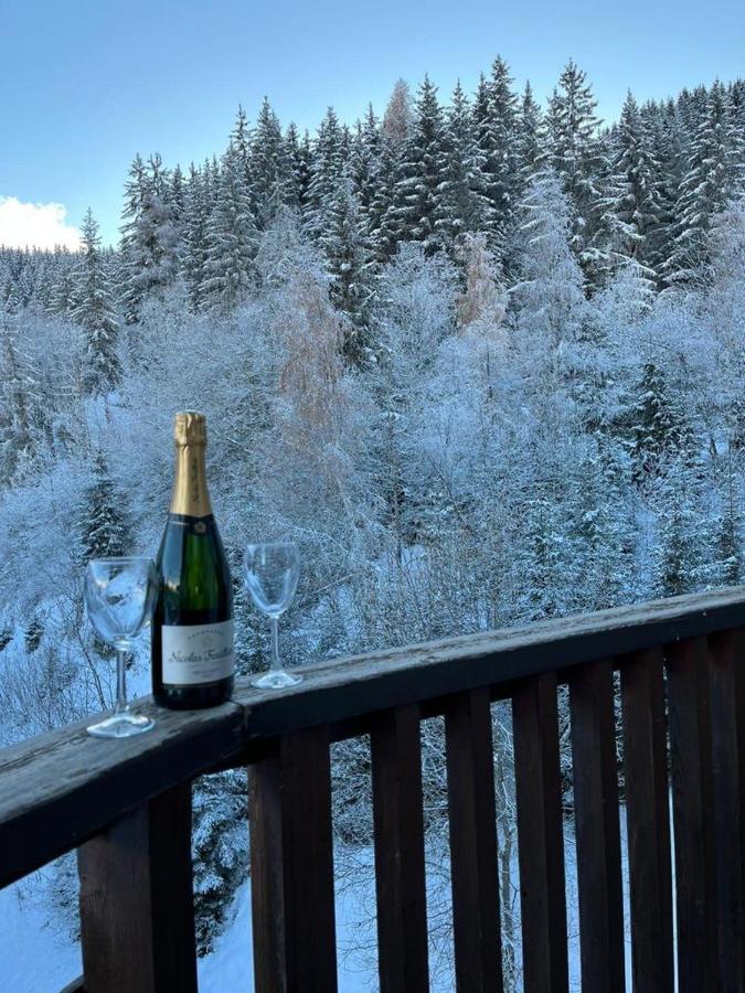 La Tania La Saboia Sleep 8 Private Sauna Lounge Dining 2 Bathrooms Kitchen 2 Balconies Ski In Out Exterior photo